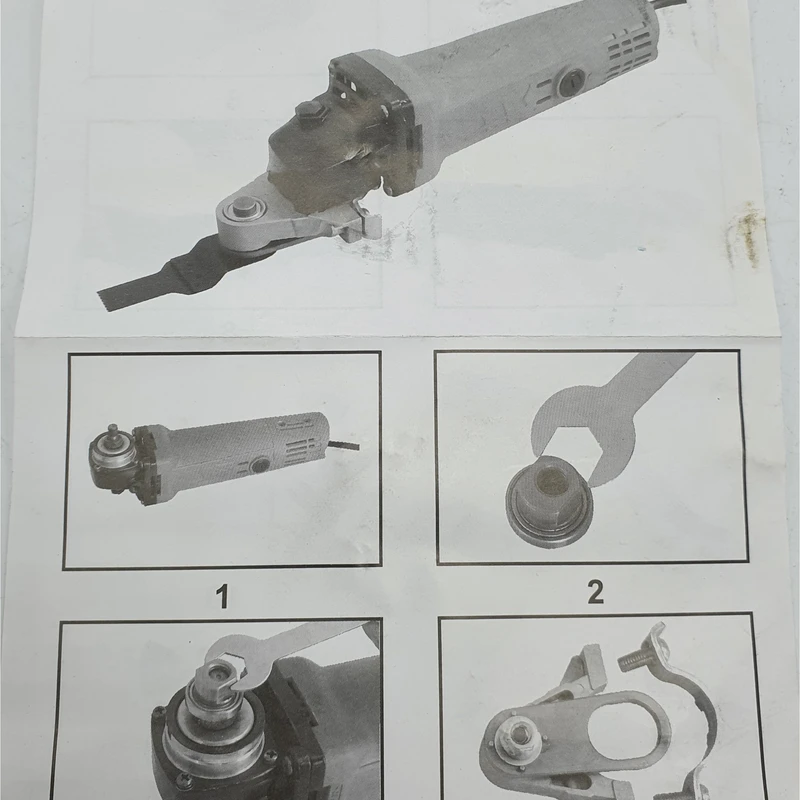 عکس شماره 5 : تبدیل مینی فرز به ابزار چندکاره مدل angle-5