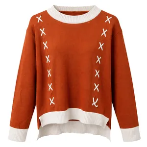 پلیور یقه گرد زنانه مدل ترلان کد 86