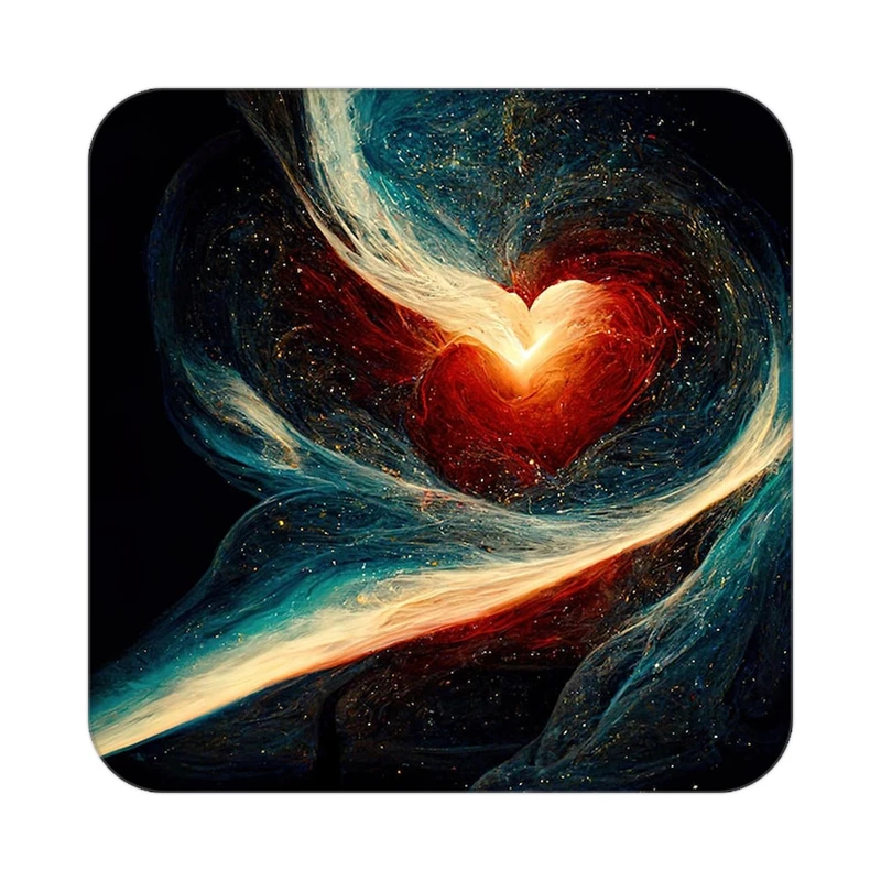 زیر لیوانی کاکتی مدل عاشقانه کد mp10503