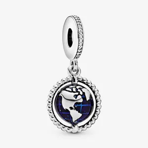 آویز دستبند و گردنبند نقره زنانه پاندورا مدل Spinning Globe Dangle
