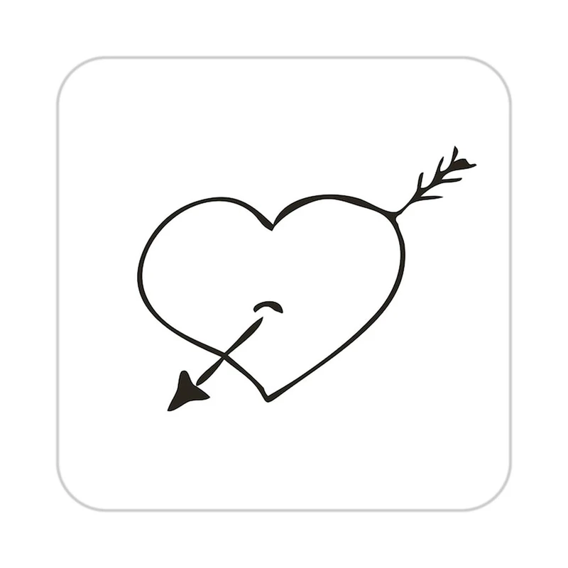 زیر لیوانی کاکتی طرح عاشقانه مدل mp37183