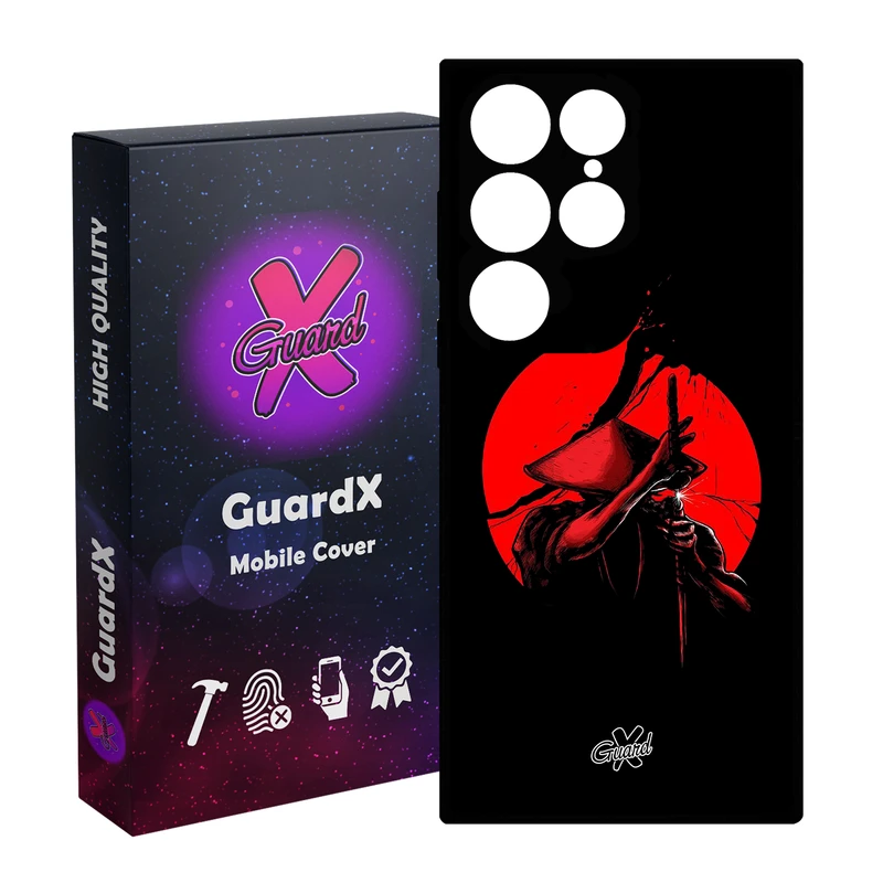 کاور گارد ایکس طرح Samurai مدل Glass10251 مناسب برای گوشی موبایل سامسونگ Galaxy S24 Ultra