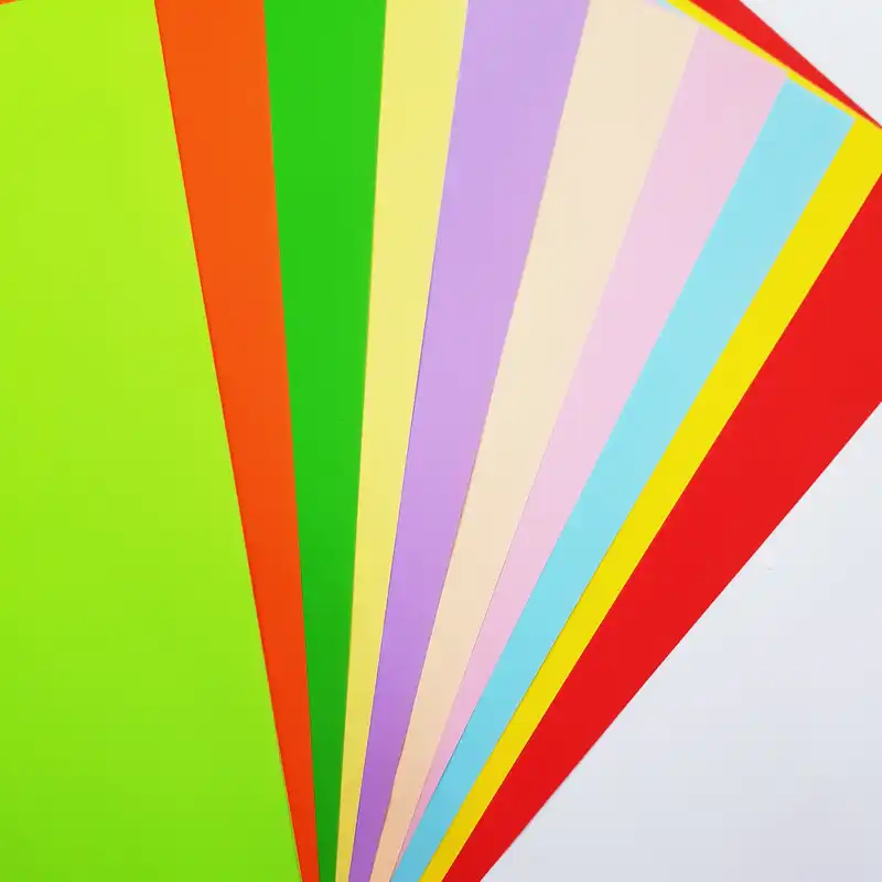 کاغذ رنگی A4 مدل سوپر لوکس بسته 20 عددی