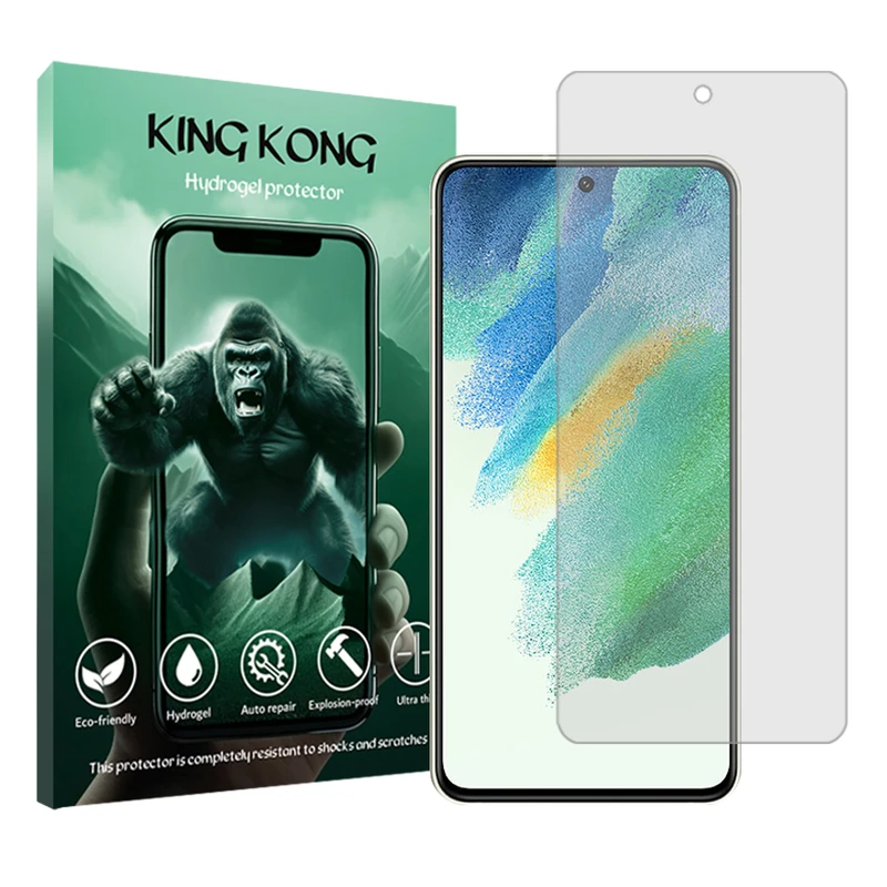 محافظ صفحه نمایش شفاف کینگ کونگ مدل Tough مناسب برای گوشی موبایل سامسونگ Galaxy S21 FE 5G