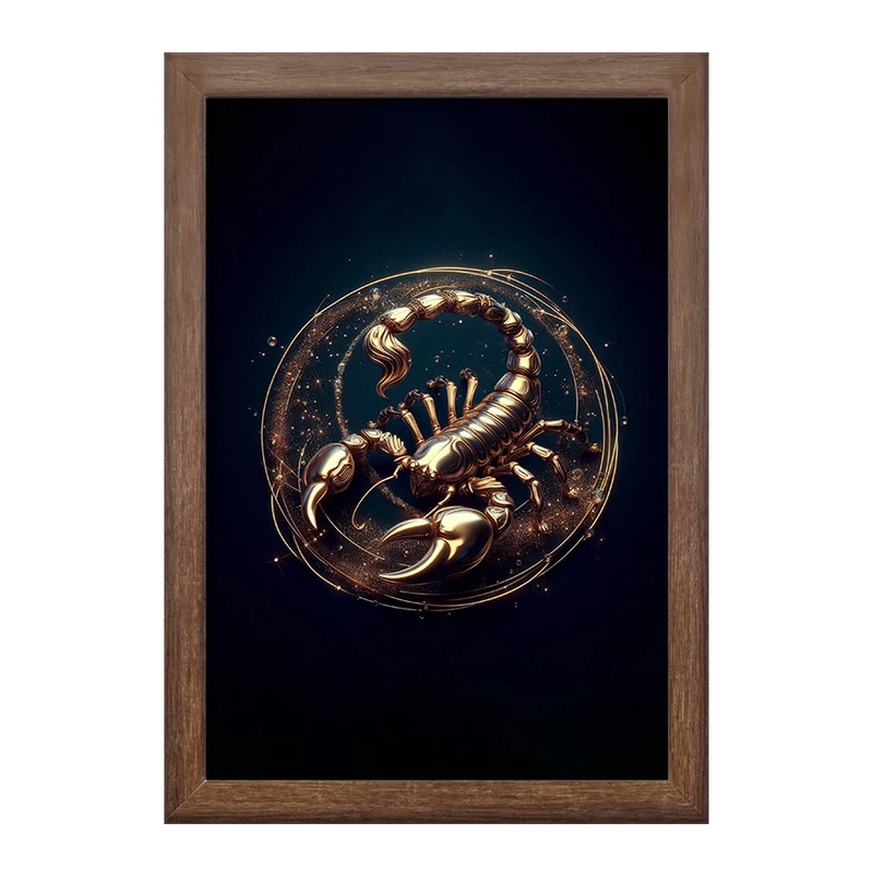 تابلو خندالو طرح ماه تولد آبان (عقرب) کد F2897