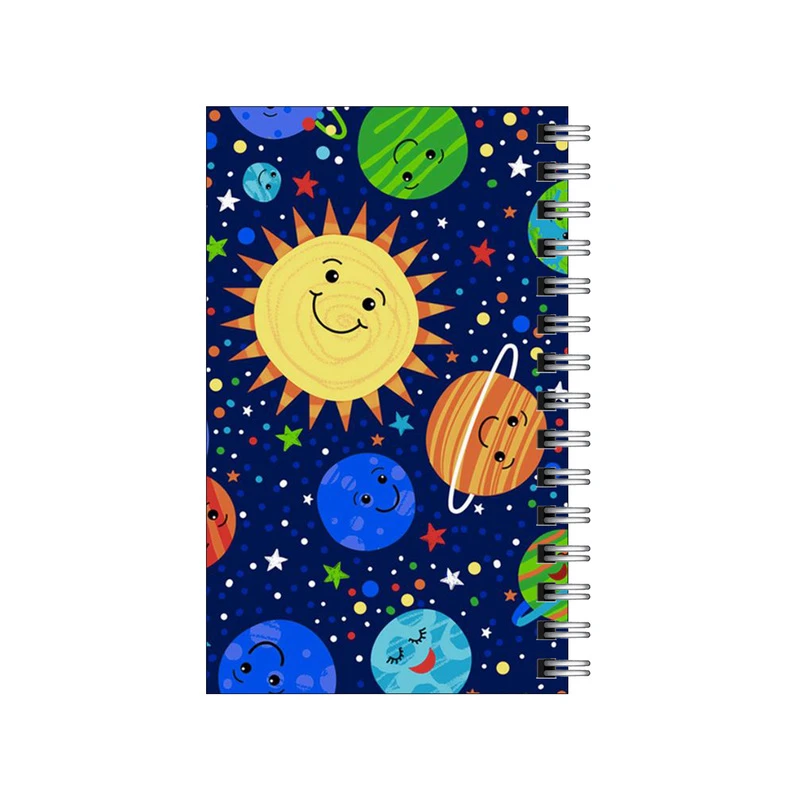 دفترچه یادداشت مدل to do list طرح کهکشان و کرات کد 7538307