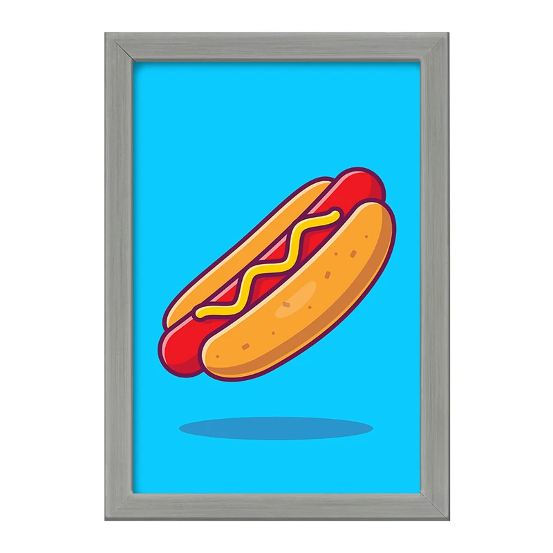 تابلو خندالو طرح فست فود هات داگ کد 29465