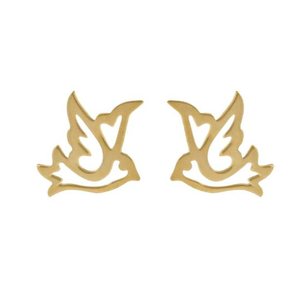 گوشواره طلا 18 عیار زنانه کانیار گالری کد GOA45