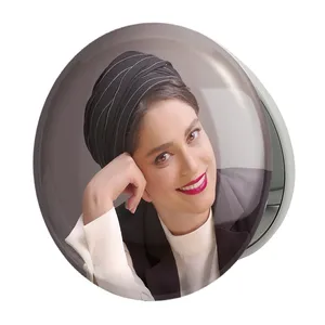 آینه جیبی خندالو طرح غزل شاکری مدل تاشو کد 6274 