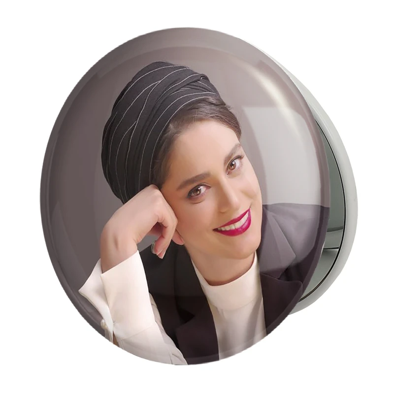 آینه جیبی خندالو طرح غزل شاکری مدل تاشو کد 6274 