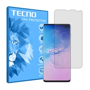 Transparent Tecno screen protector HyGEL model suitable for Samsung Galaxy S10 Plus mobile phones