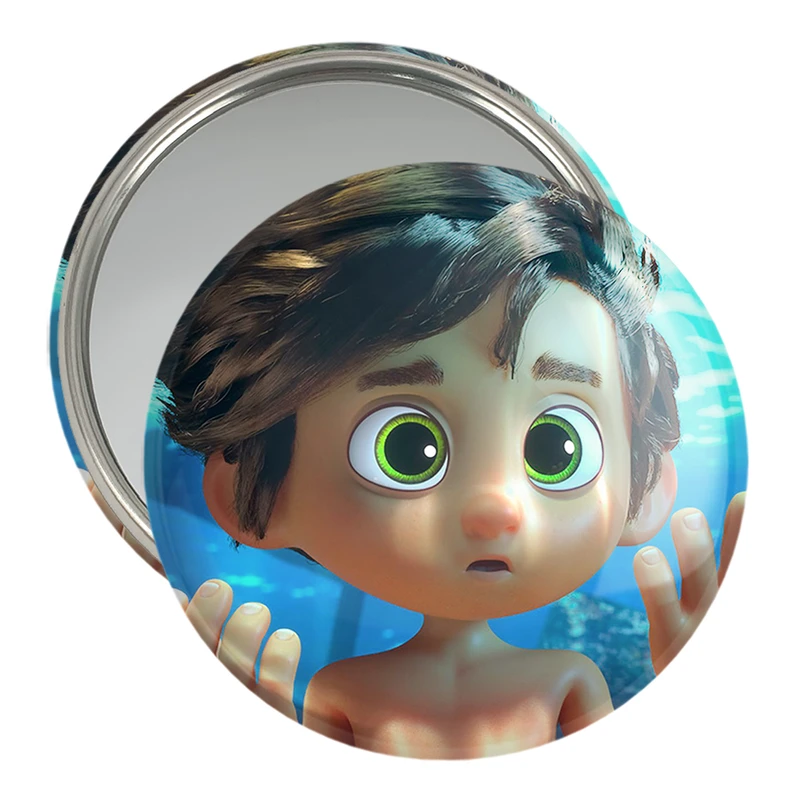 آینه جیبی خندالو مدل انیمیشن پسر دلفینی کد 26703