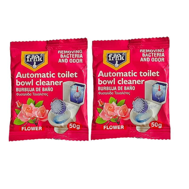 قرص جرمگیر توالت فرنگی فرانک مدل گل سرخ بسته 2 عددی