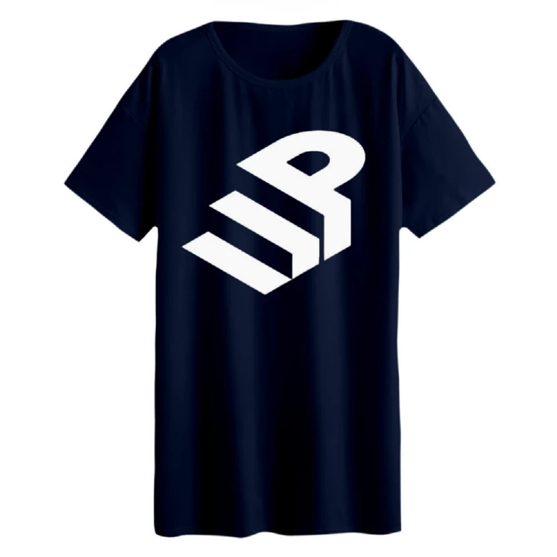 تی شرت لانگ زنانه مدل  نوشته کد3