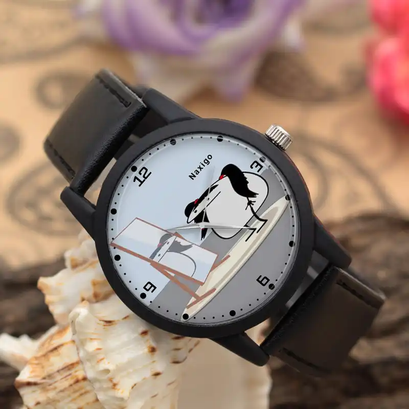 ساعت مچی عقربه ای ناکسیگو مدل میقولی کد LF11699