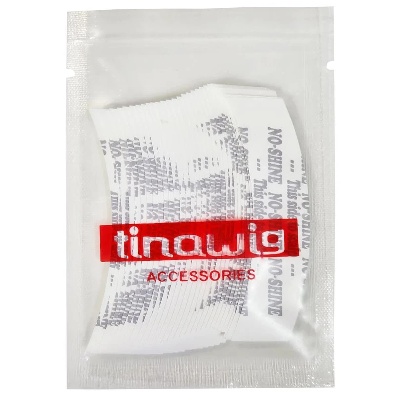 چسب کلاه گیس و پروتز مو تیناویگ مدل no-shine بسته 30 عددی