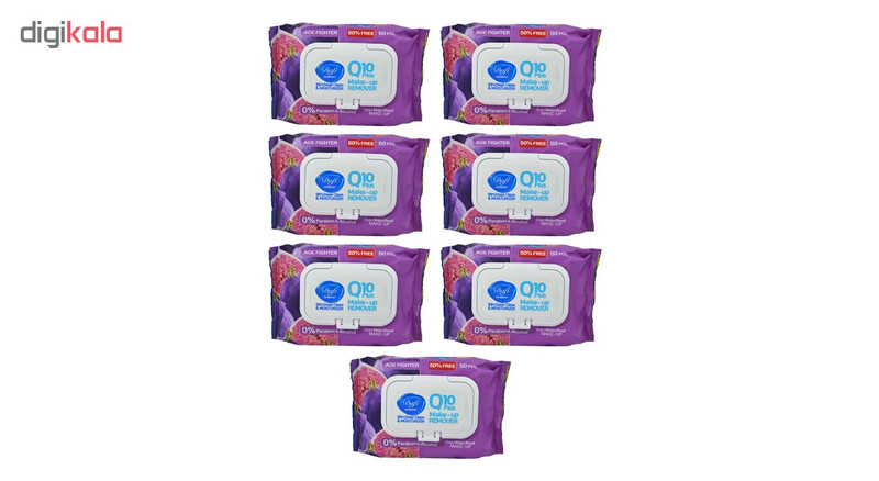 دستمال مرطوب دافی مدل Q10 A مجموعه 7 عددی