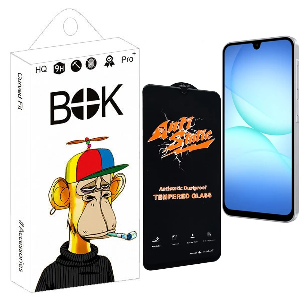 محافظ صفحه نمایش آنتی‌استاتیک بوک مدل Anti-Static Velion مناسب برای گوشی موبایل سامسونگ GALAXY A17