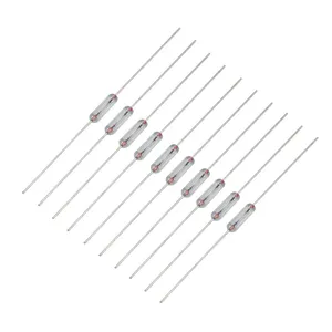 فیوز شیشه ای 0.5 آمپر مدل F6 بسته 10 عددی