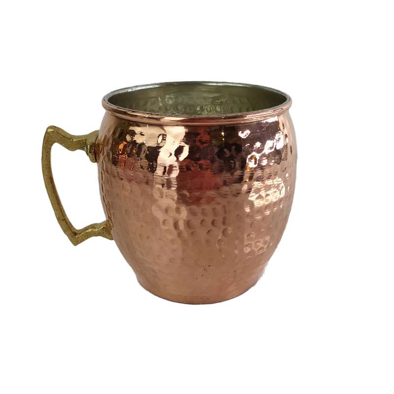 لیوان مسی مدل چکش کاری شده کد 7878