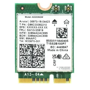 کارت وایرلس اینتل مدل Wi-Fi 6 AX203