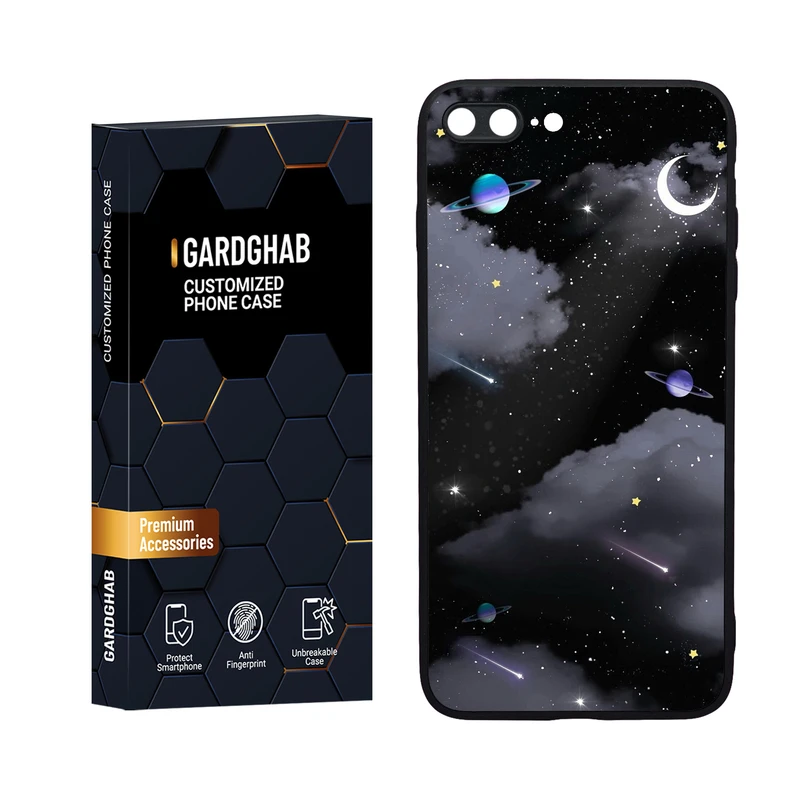 کاور گارد قاب مدل دورژله ای هنری مناسب برای گوشی موبایل اپل iPhone 7 Plus / 8 plus