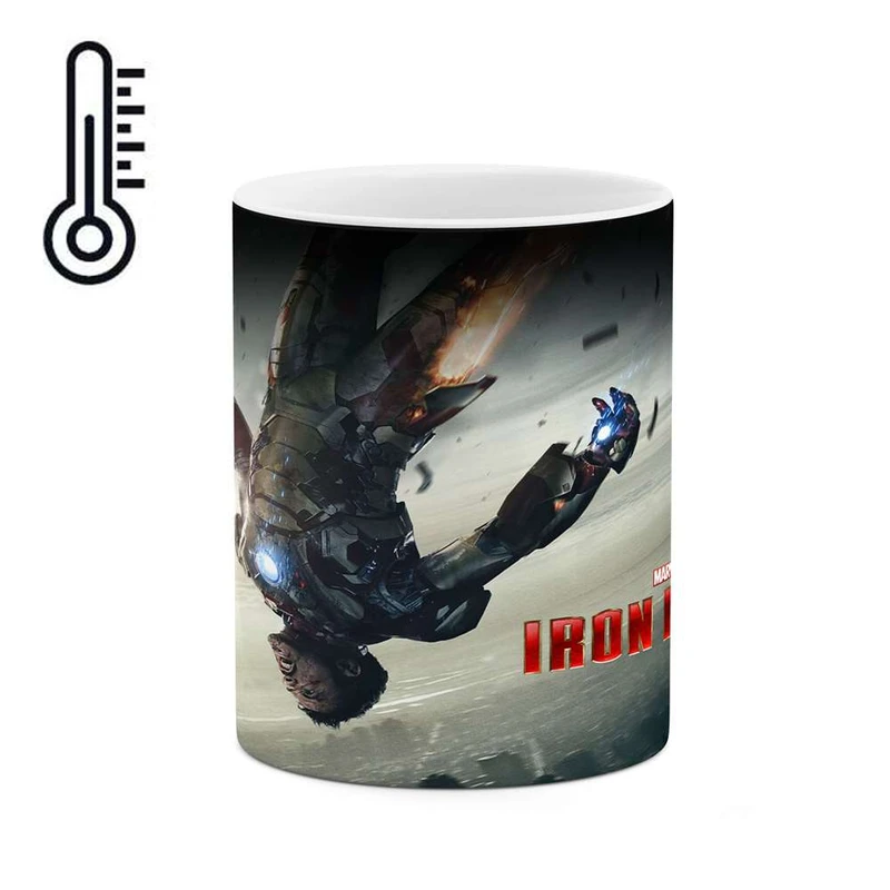 ماگ حرارتی کاکتی مدل Iron Man کد mgh11749