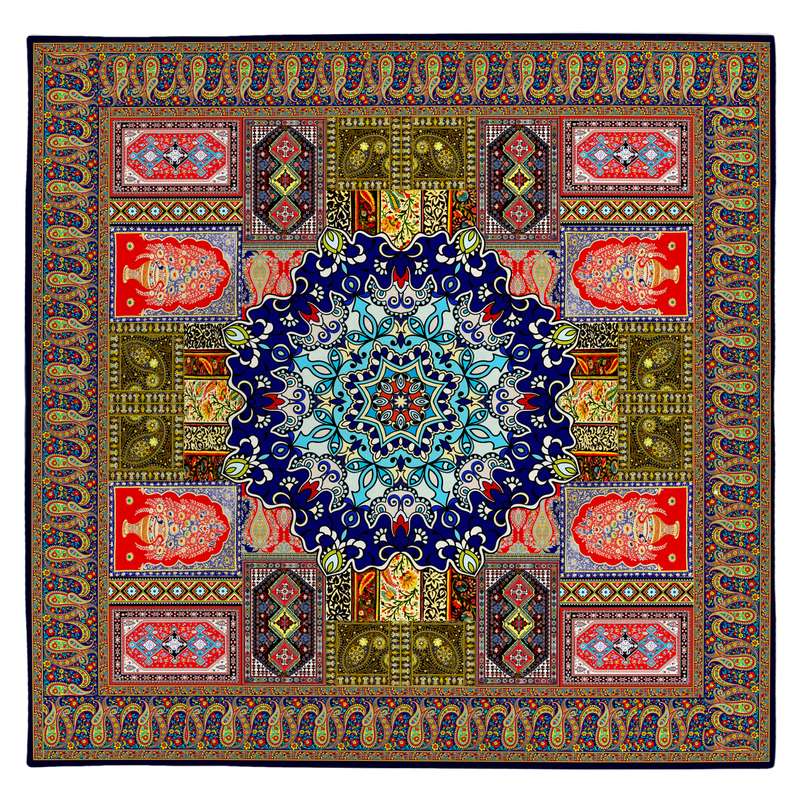 رومیزی طرح ترمه کد 9948