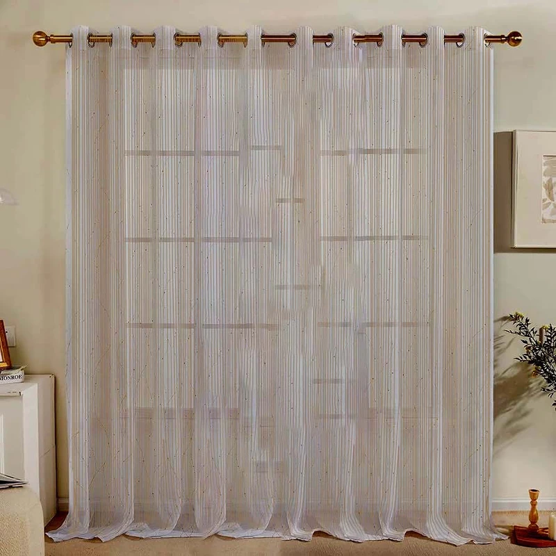 پرده پانچ تیکو دکو مدل تور کادکا سایز 300*280 سانتی متر