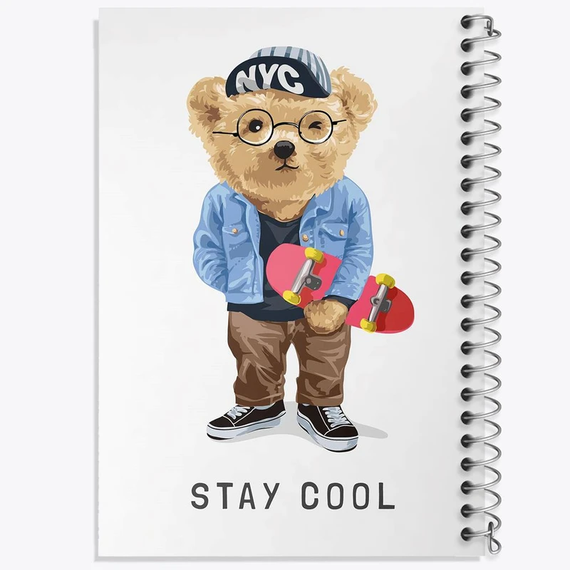 دفتر مشق 100 برگ خندالو طرح تدی Teddy کد 26161