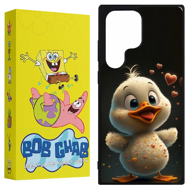 کاور باب قاب طرح جوجه اردک مدل BCPS22U مناسب برای گوشی موبایل سامسونگ Galaxy S22 Ultra 5G