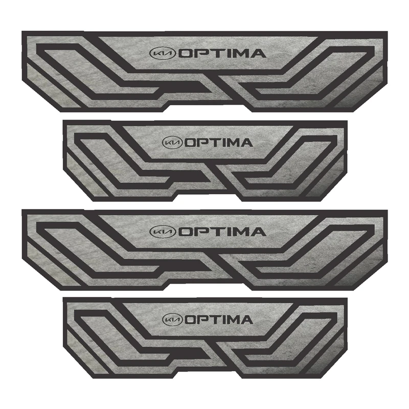 برچسب بدنه خودرو شیپرس کد SP034 مناسب برای کیا اپتیما بسته 4 عددی