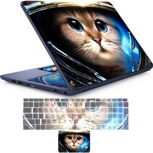 نقد و بررسی استیکر لپ تاپ راتیانا مدل cat 2 مناسب برای لپ تاپ 15 تا 17 اینچ به همراه برچسب حروف فارسی کیبورد توسط خریداران