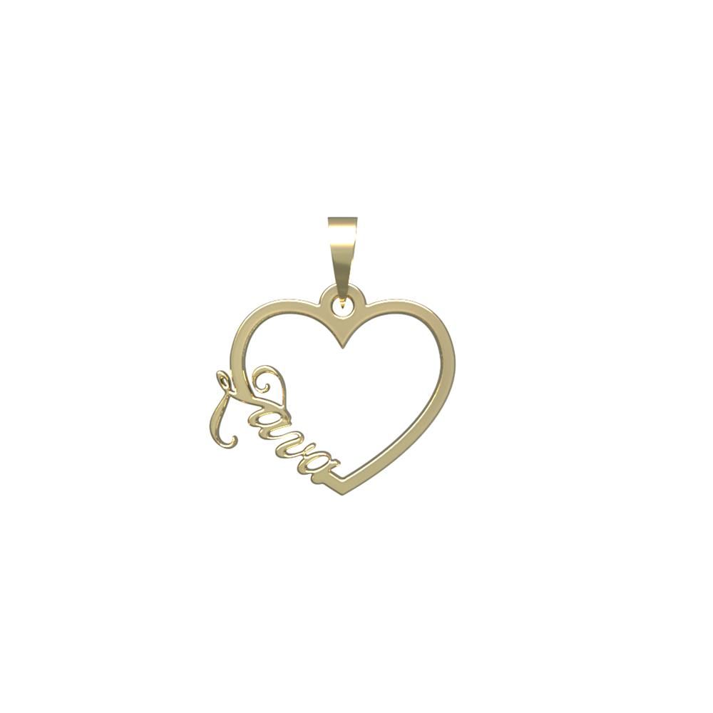 آویز گردنبند طلا 18 عیار زنانه مدوپد مدل اسم زاوا zava کد PB1-10115 -  - 2