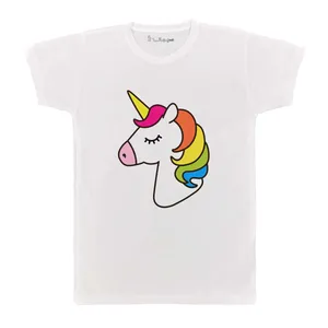 تی شرت بچگانه پرمانه طرح Unicorn کد pmt.3090