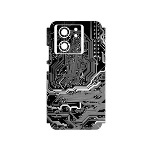 MAHOOT Black_Printed_Circuit_Board Cover Sticker for Xiaomi 13T Pro