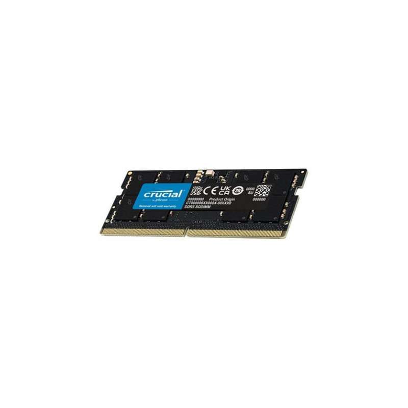رم لپ تاپ DDR5 تک کاناله 5600 مگاهرتز CL46 کروشیال مدل CT8 ظرفیت 32 گیگابایت رم لپ تاپ DDR5 تک کاناله 5600 مگاهرتز CL46 کروشیال مدل CT8 ظرفیت 32 گیگابایت