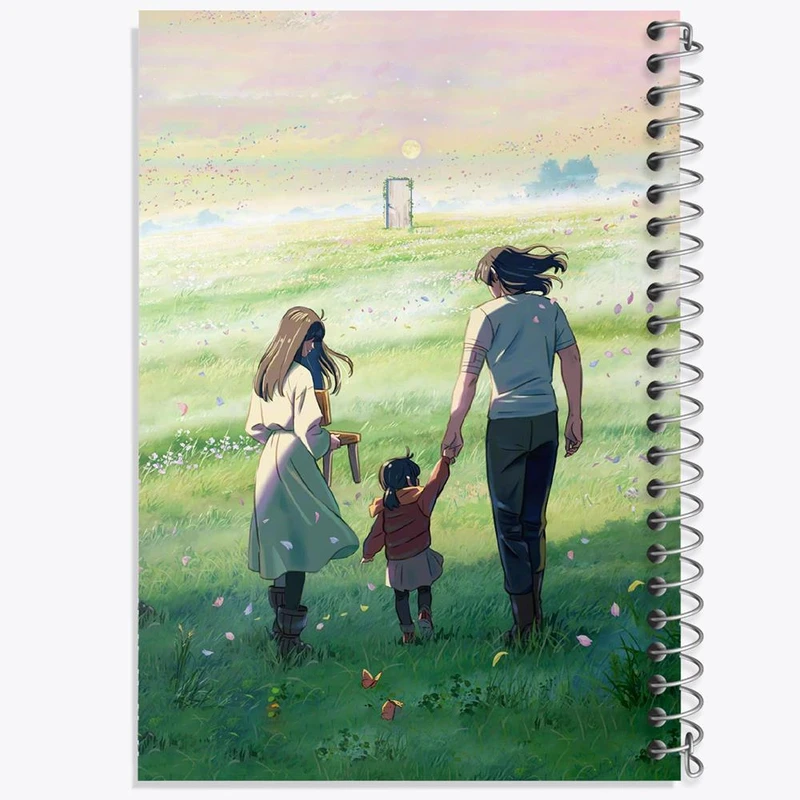 دفتر مشق 100 برگ خندالو طرح انیمه سوزومه کد 28868