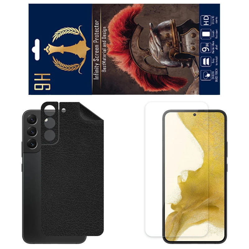 برچسب پوششی اینفینیتی مدل CH مناسب برای گوشی موبایل سامسونگ Galaxy S22 Plus به همراه محافظ صفحه نمایش