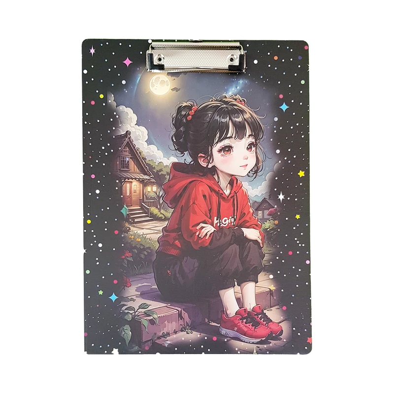 تخته شاسی رویش طرح دخترک مهربان سایز A4