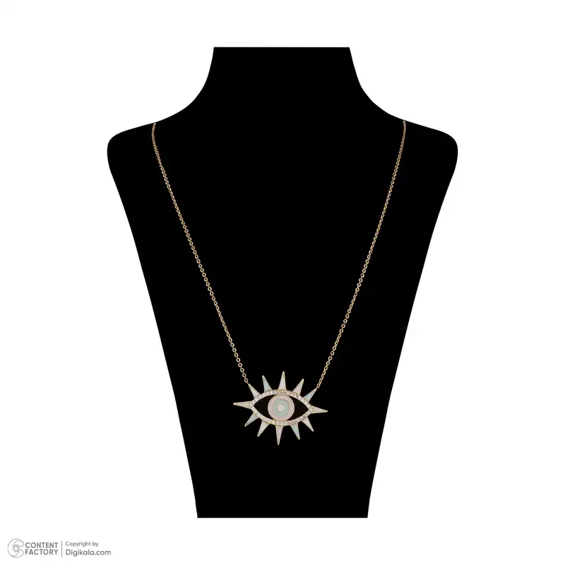 گردنبند طلا 18 عیار زنانه دلبر مدل H55
