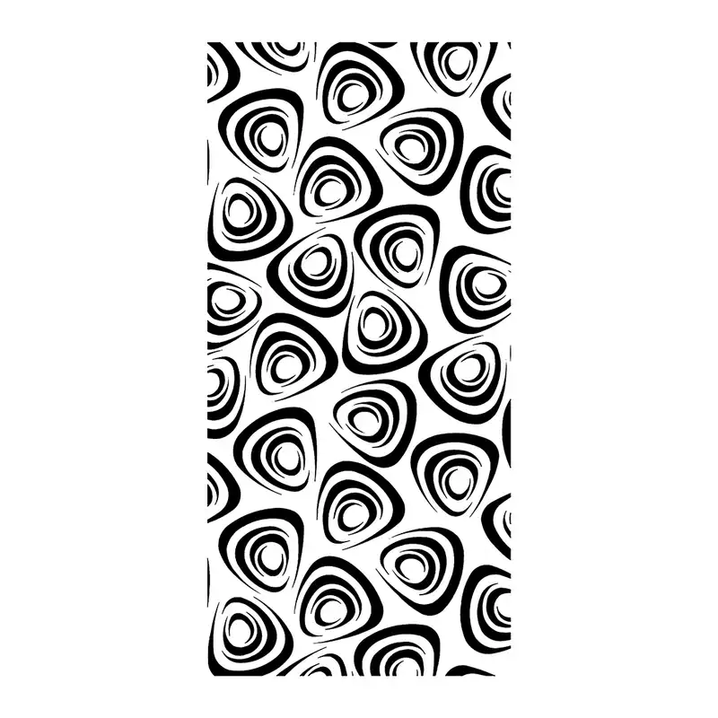 شابلون باتیس آرت طرح گل کد 453