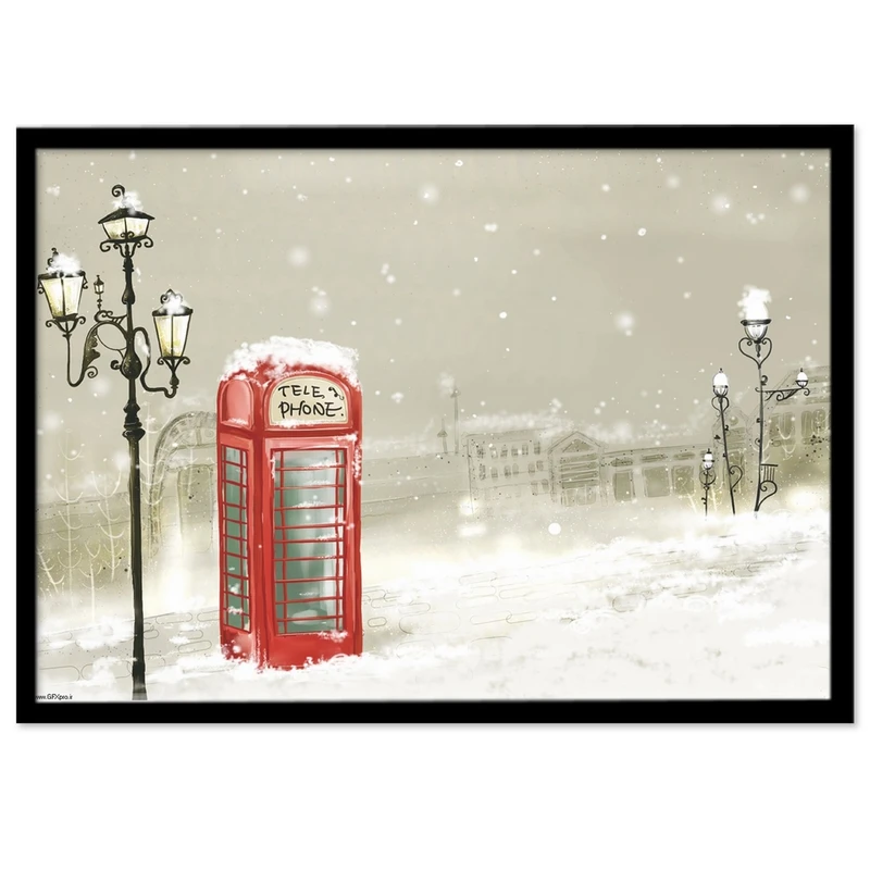 تابلو بکلیت طرح کودکانه کیوسک برفی مدل B-S954