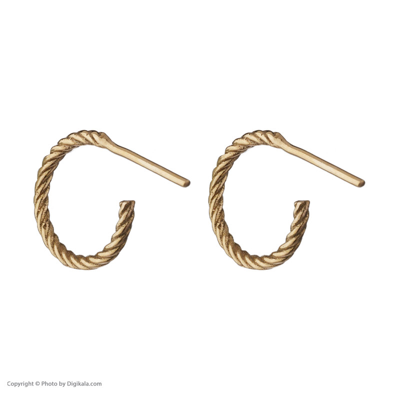 گوشواره طلا 18 عیار زنانه پرسته مدل WE636