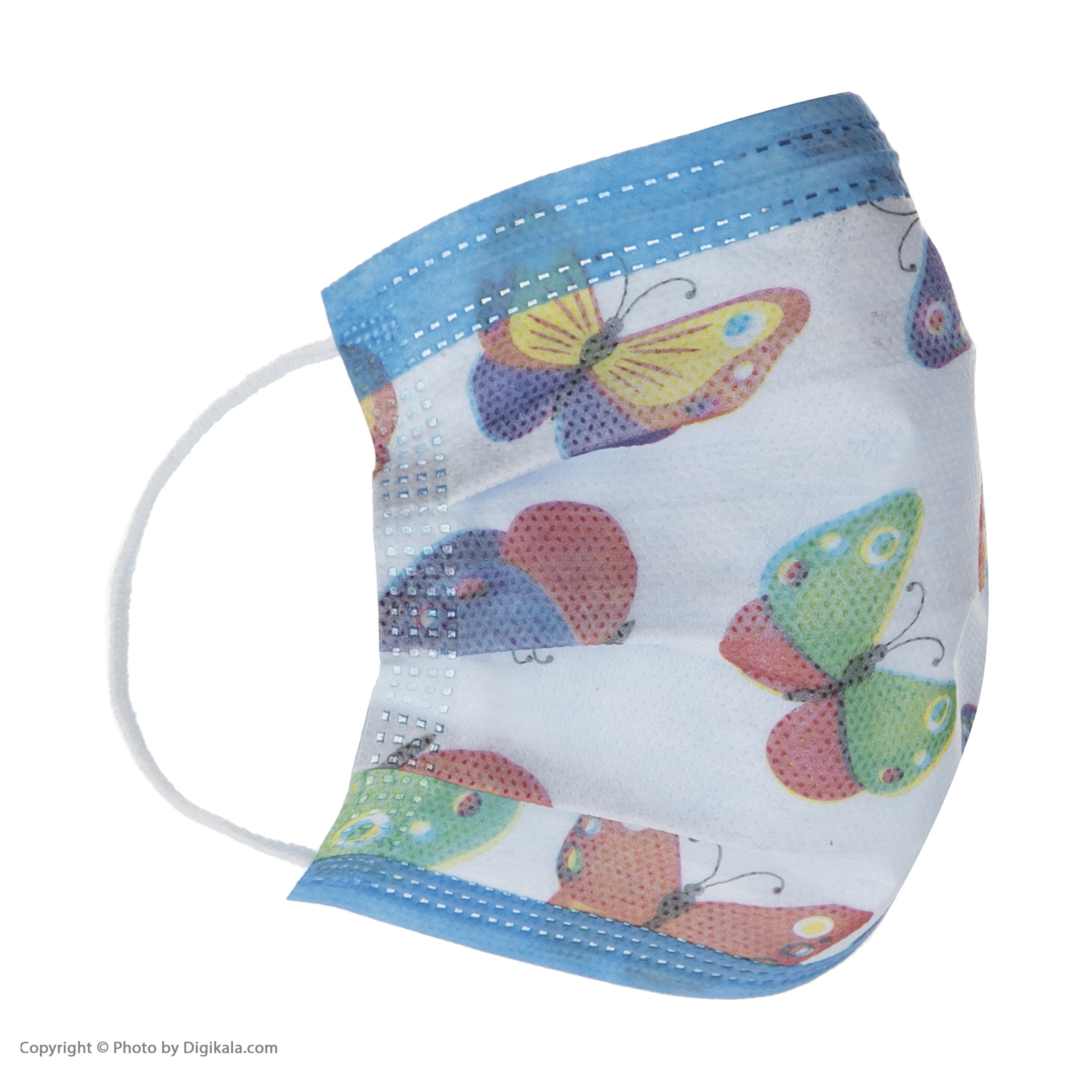ماسک تنفسی کودک هیراد مدل طرحدار رنگارنگ مجموعه 50 عددی