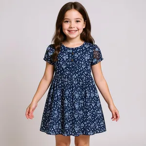 پیراهن دخترانه لوپیلو مدل گل دار 2024