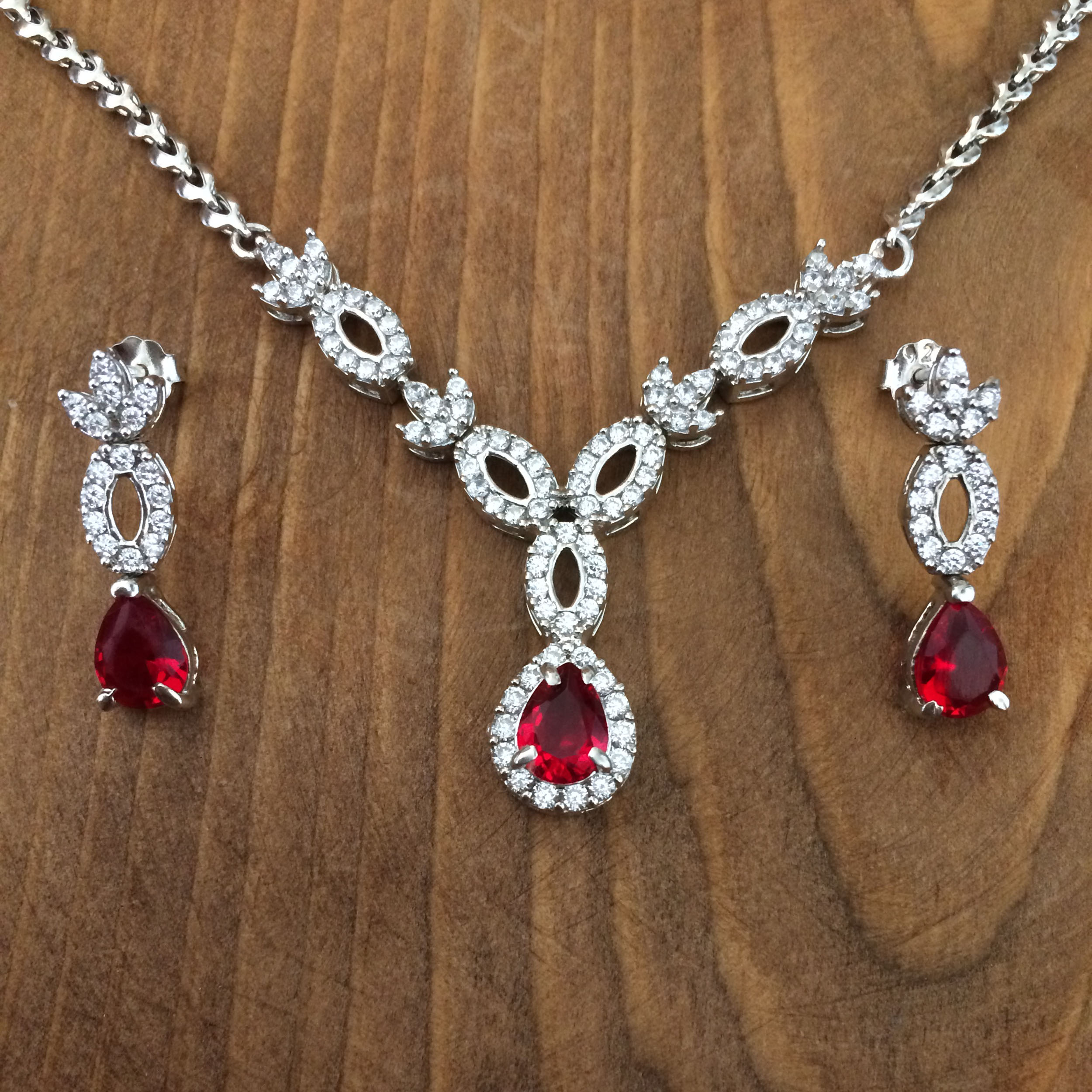 نیم ست نقره زنانه کد 2062