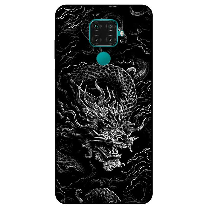 کاور مگافون طرح اژدها مدل 1897 مناسب برای  گوشی موبایل هوآوی Mate 30 Lite / Nova 5i Pro
