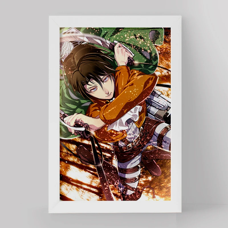 تابلو خندالو مدل لیوای انیمه اتک آن تایتان Attack on Titan کد 18525