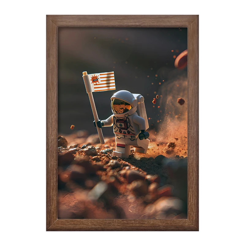 تابلو خندالو طرح لگو فضانورد (Lego) کد F6559